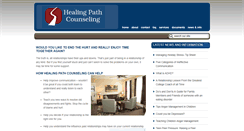 Desktop Screenshot of healingpathcounseling.com